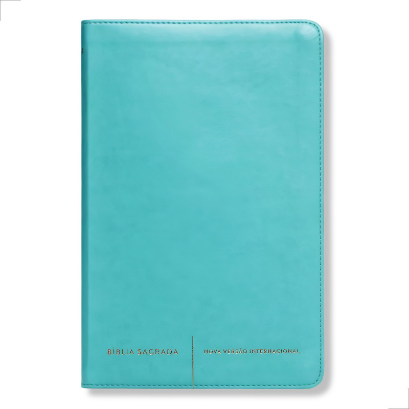 Bíblia NVI | Capa Luxo Slim | Verde Água