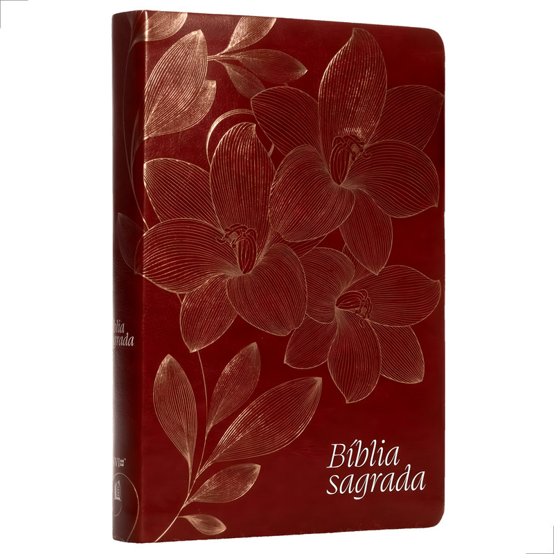 Bíblia NVI | Letra Gigante | Capa Luxo| Vinho