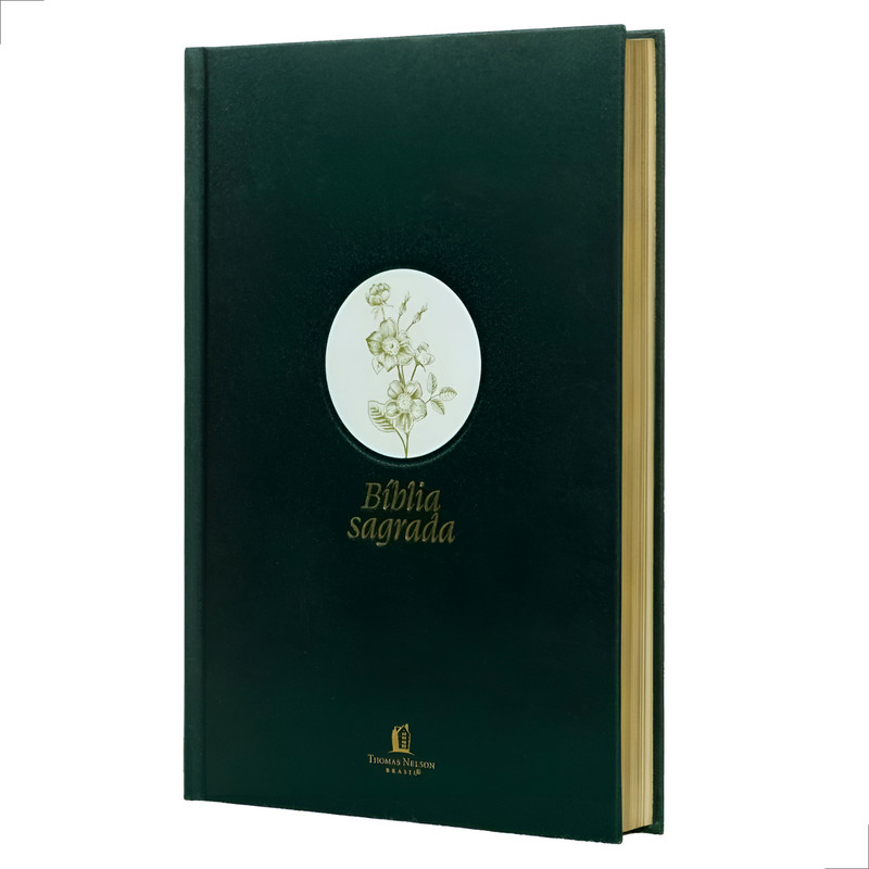 Bíblia NVI Slim | Letra Grande | Capa Dura | Flor Minimalista