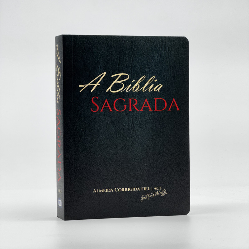 Bíblia ACF | Capa Brochura | Preta