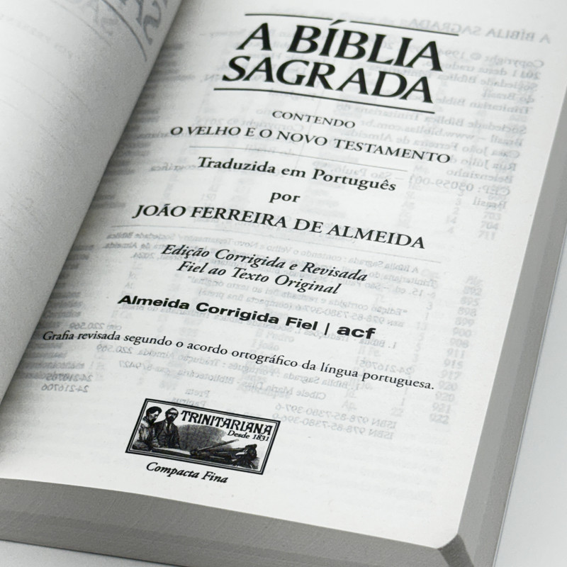 Bíblia ACF | Capa Brochura | Preta - Image 2
