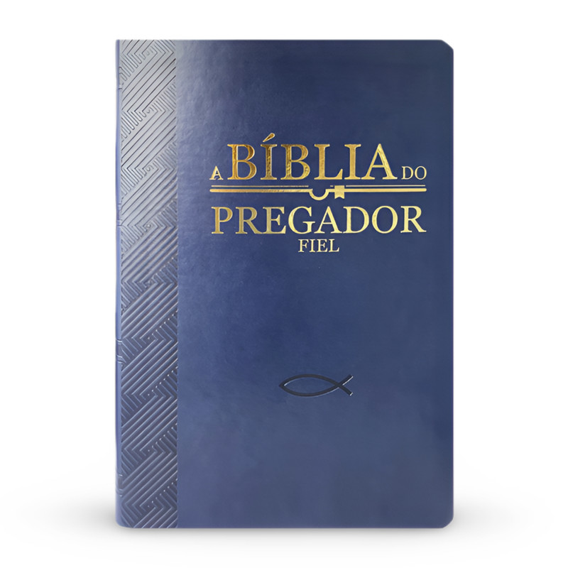 Bíblia do Pregador Fiel | ARC | Capa Luxo Azul
