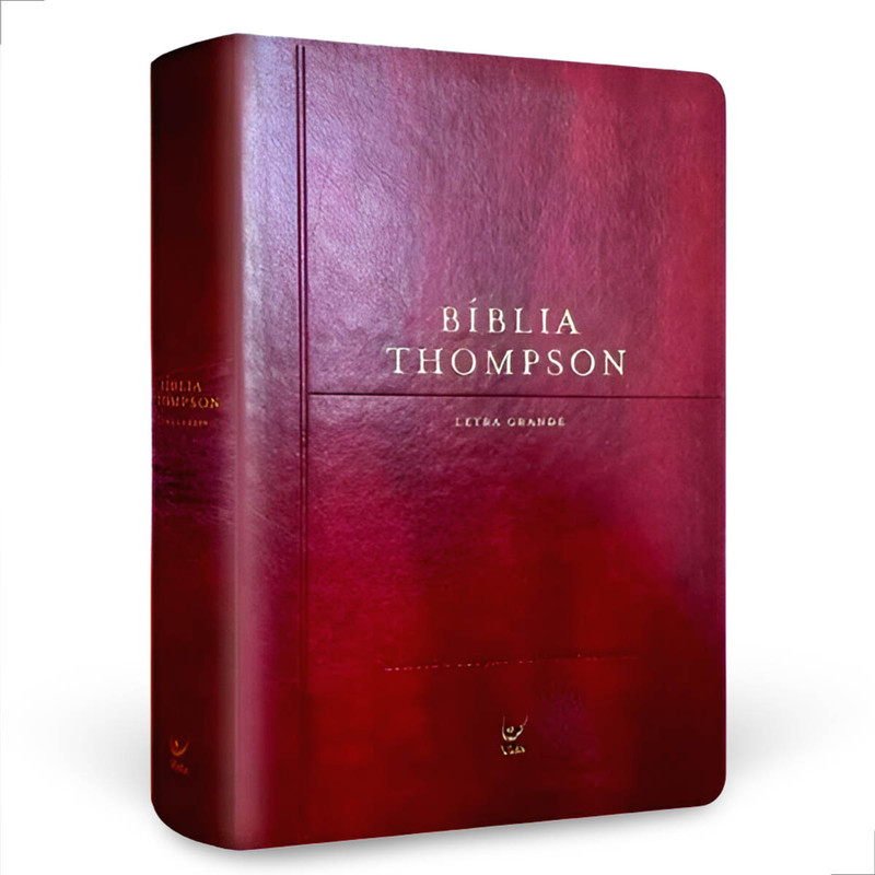 Bíblia Thompson | Letra Grande | Aec | Luxo Vinho