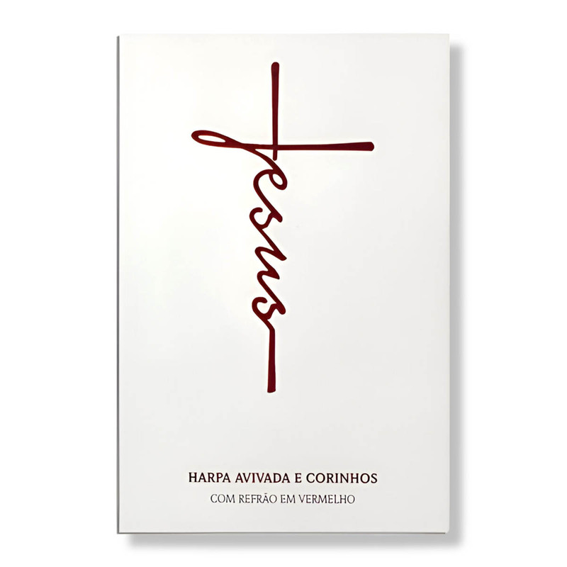 Harpa Avivada E Corinhos | Jesus | Hipergigante | Capa Brochura | Branco