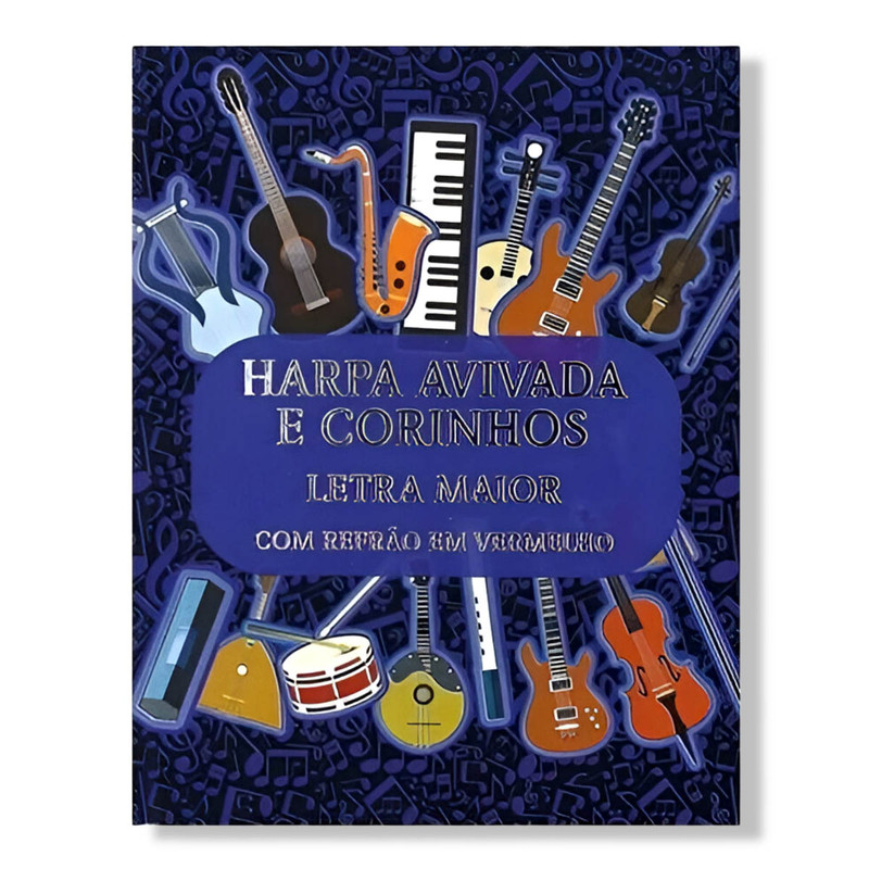 Harpa Avivada E Corinhos | Letra Maior | Capa Brochura | Notas Musicais