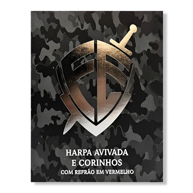 Harpa Avivada E Corinhos | Letra Maior | Capa Brochura | Escudo Da Fé