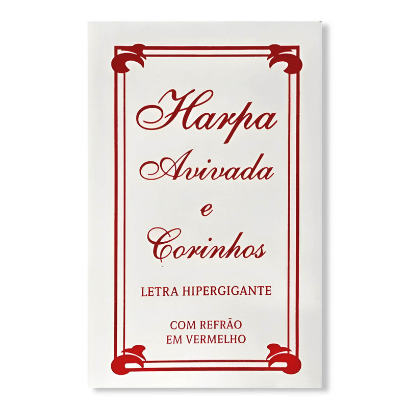 Harpa Avivada E Corinhos | Hipergigante | Capa Brochura | Tradicional Branca