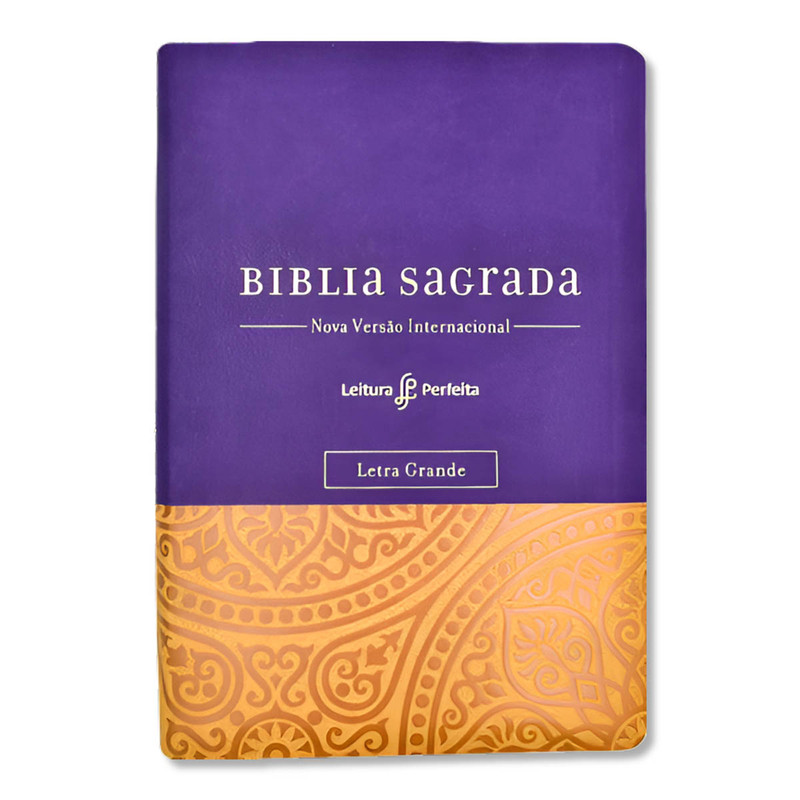 Bíblia NVI | Letra Grande | Leitura Perfeita | Luxo Roxa