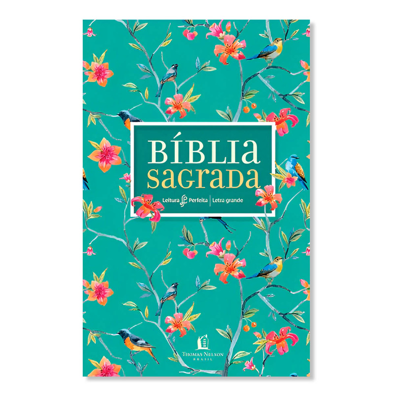 Bíblia NVI | Letra Grande | Leitura Perfeita | Luxo Flores