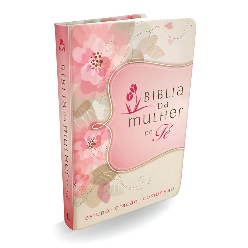 Bíblia Da Mulher De Fé | NVI | Capa Flexível | Flores