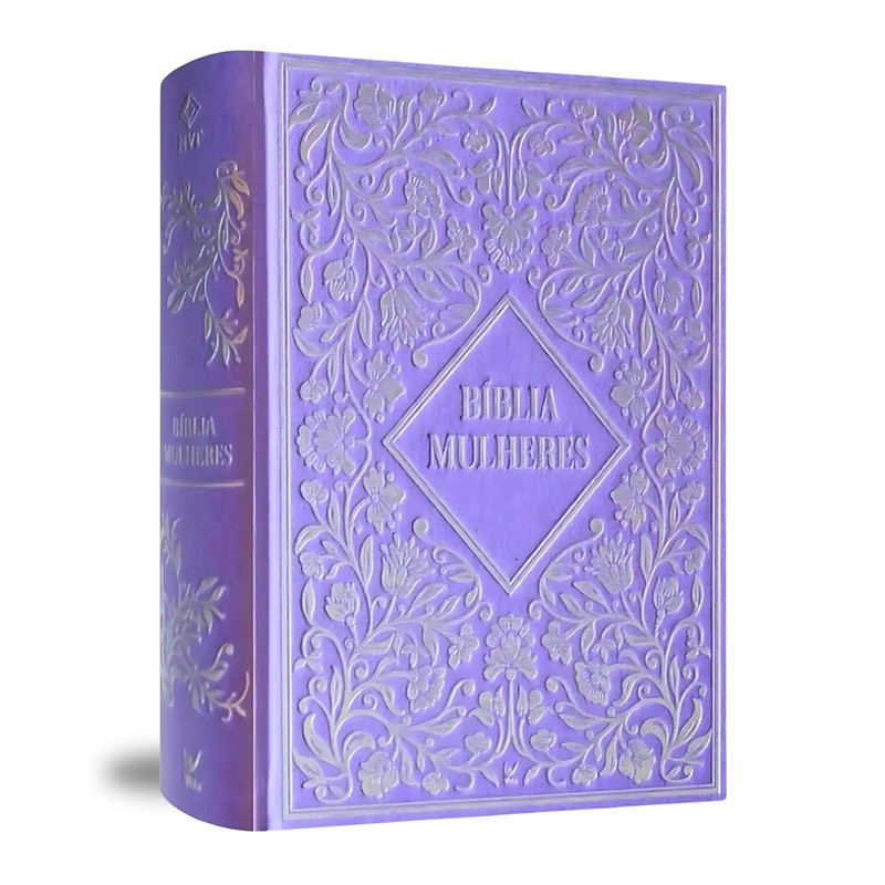 Bíblia Mulheres | NVT | Uma Coluna | Capa Dura | Vintage Roxa