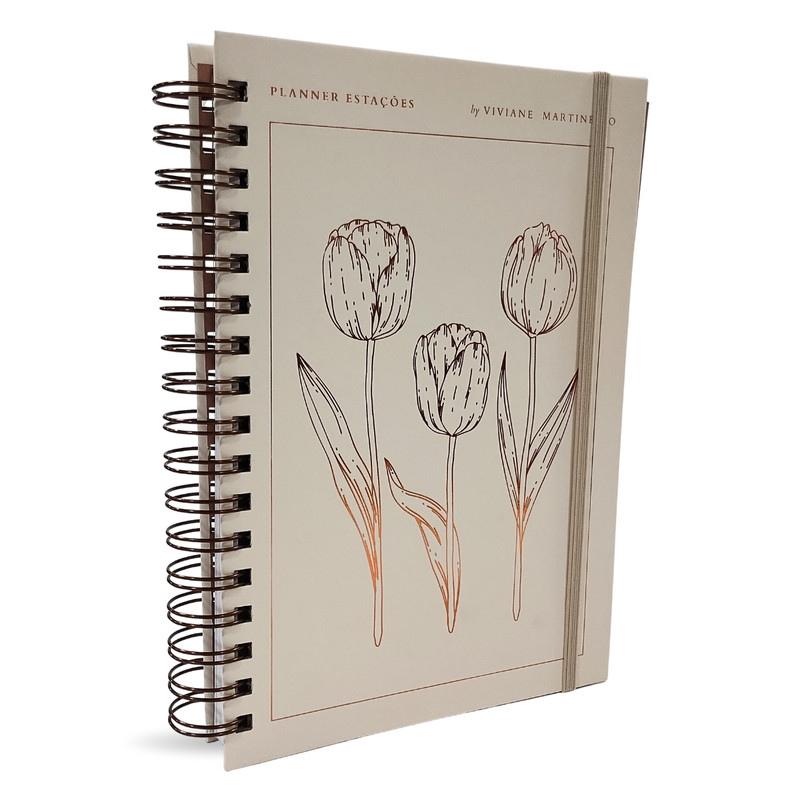 Planner Estações | Espiral | Viviane Martinello | Abstrata