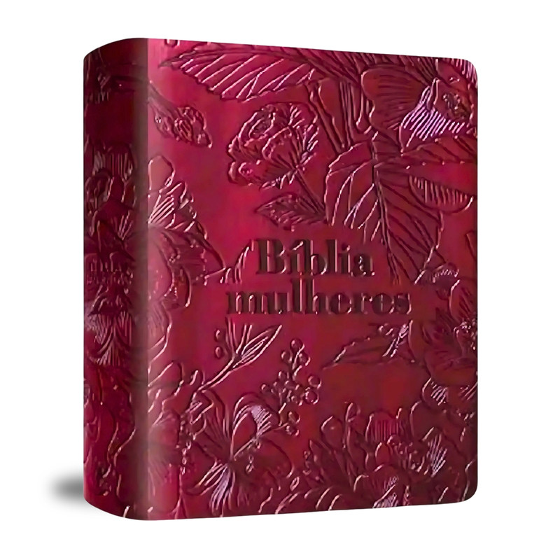 Bíblia Mulheres | NVT | Uma Coluna | Vinho Floral