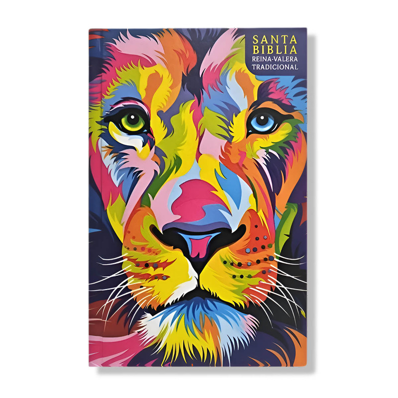 Santa Bíblia | Reino Valera | RVT | Letra Súper Gigante | Capa Dura | Leão Colorido