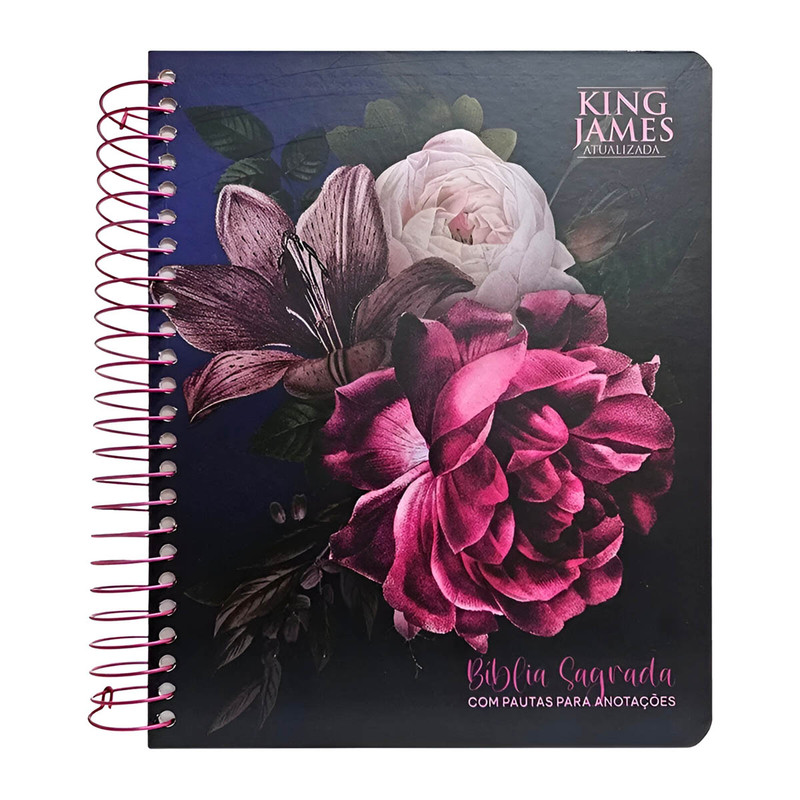 Bíblia Anote | KJA | Harpa e Corinhos | Arranjo Floral