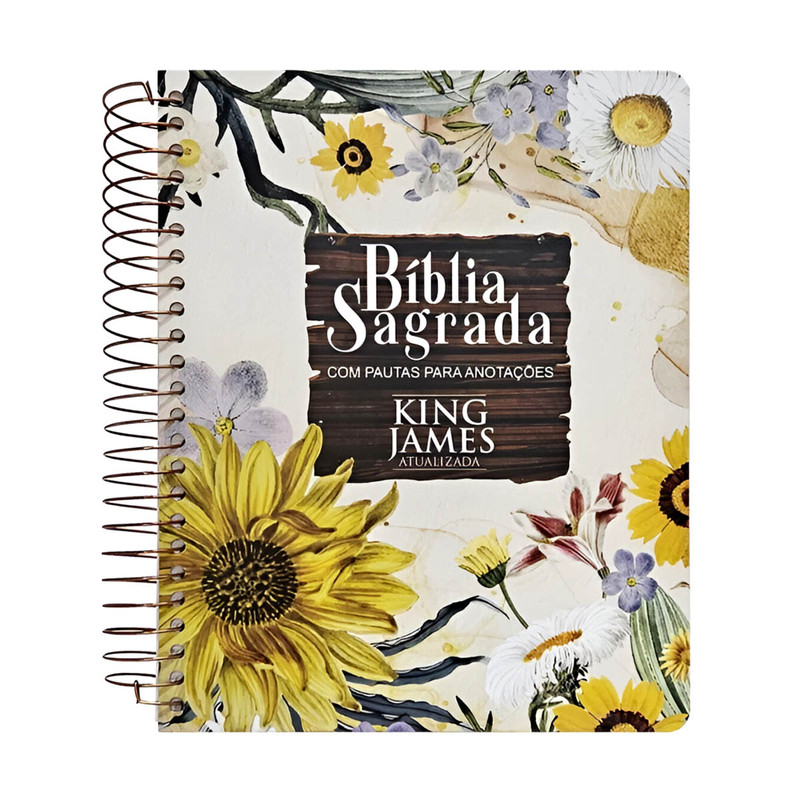 Bíblia Anote | KJA | Harpa e Corinhos | Girassol