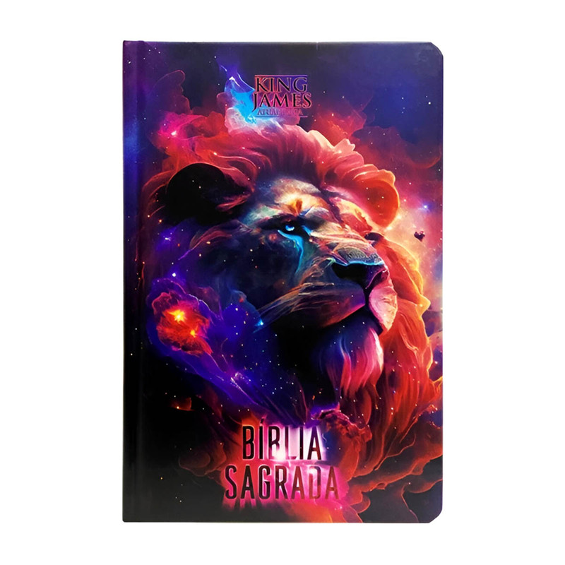 Bíblia Slim | KJA | Capa Dura | Leão Nebulosa