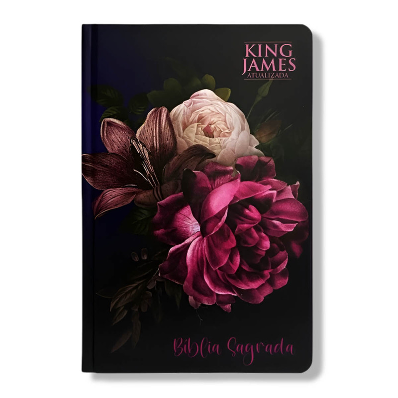 Bíblia Slim | KJA | Capa Dura | Arranjo Floral