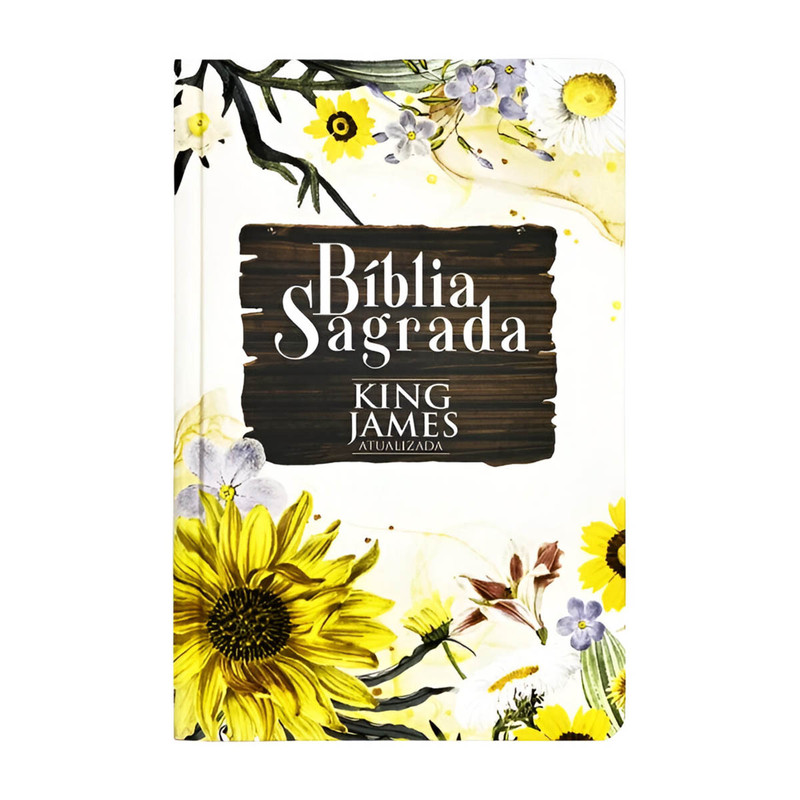 Bíblia Slim | KJA | Capa Dura | Girassol