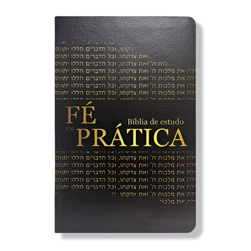 Bíblia De Estudo | ARC | Fé Em Prática | Harpa e Corinhos | Luxo Marrom