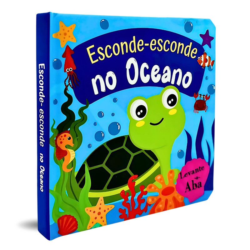 Levante a Aba | Livro Infantil | Esconde-Esconde No Oceano