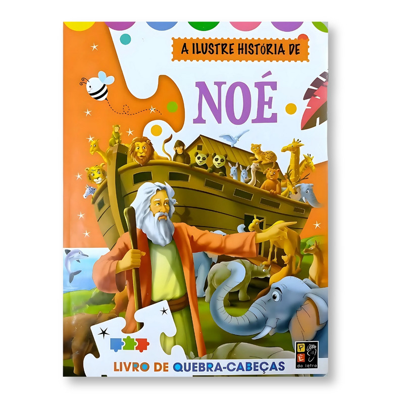 Livro De Quebra-Cabeças | Infantil | Noé