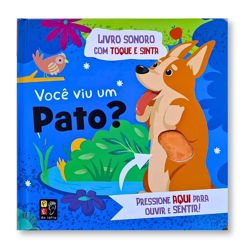 Livro Sonoro | Toque E Sinta | Você Viu Um Pato?