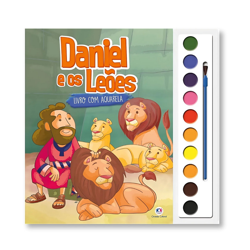 Daniel e Os Leões | Livro Com Aquarela