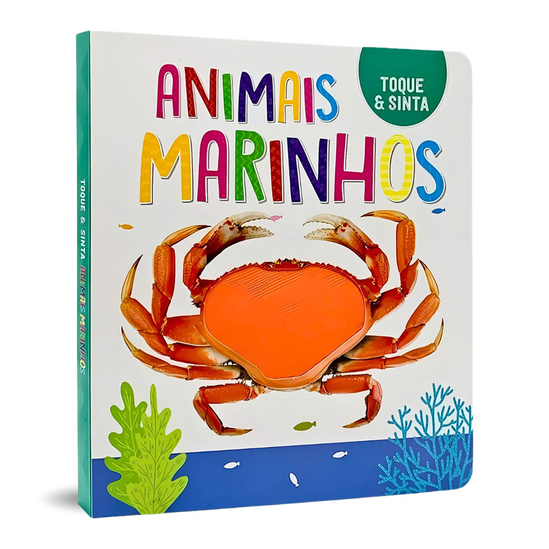 Livro Sonoro | Toque E Sinta | Animais Marinhos