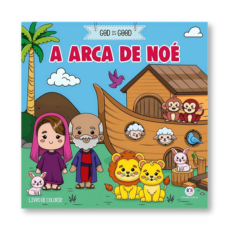 God Is Good | A Arca De Noé | Livro De Colorir
