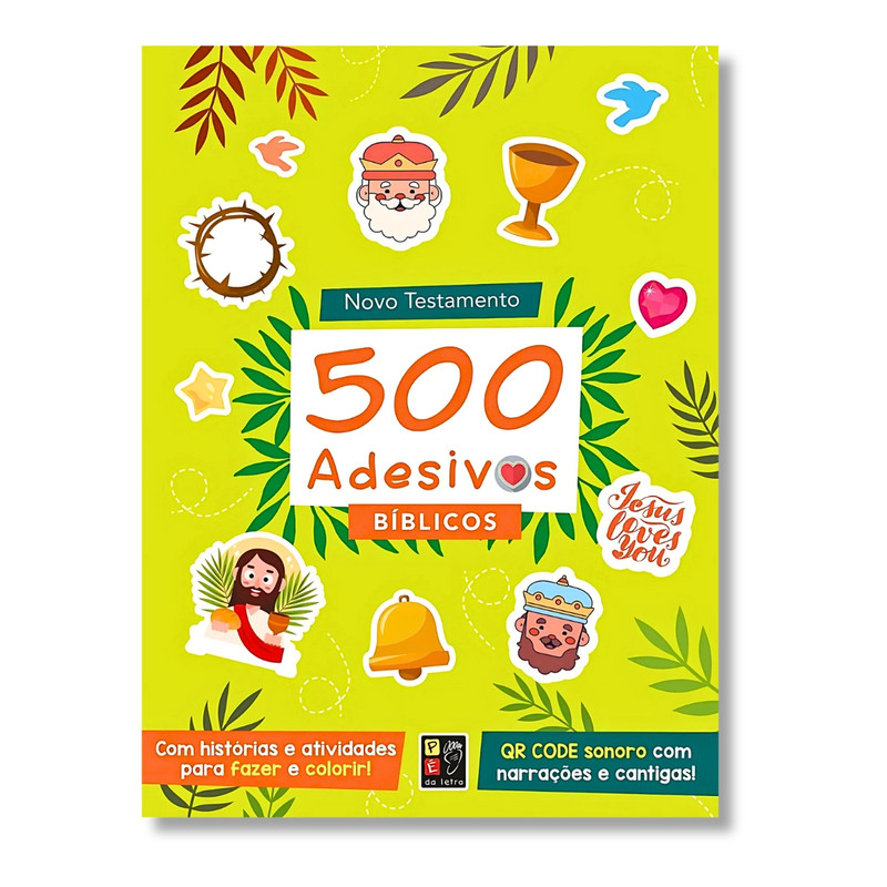 500 Adesivos Bíblicos | Novo Testamento