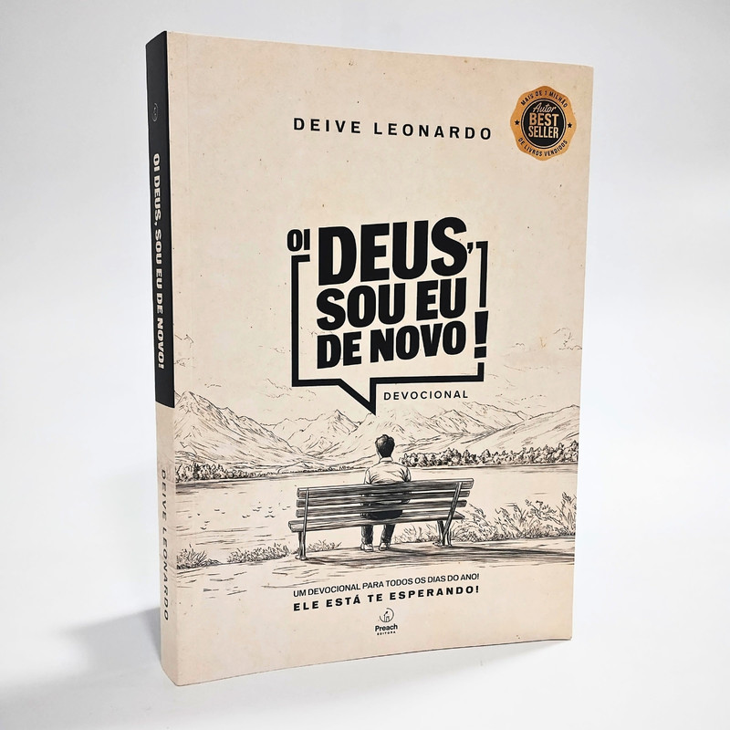 Oi Deus, Sou Eu de Novo | Devocional | Deive Leonardo | Capa Dura