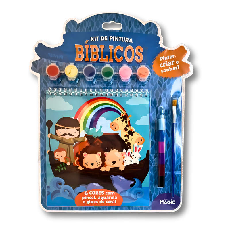Kit de Pintura Bíblicos | Pintar, Criar e Sonhar