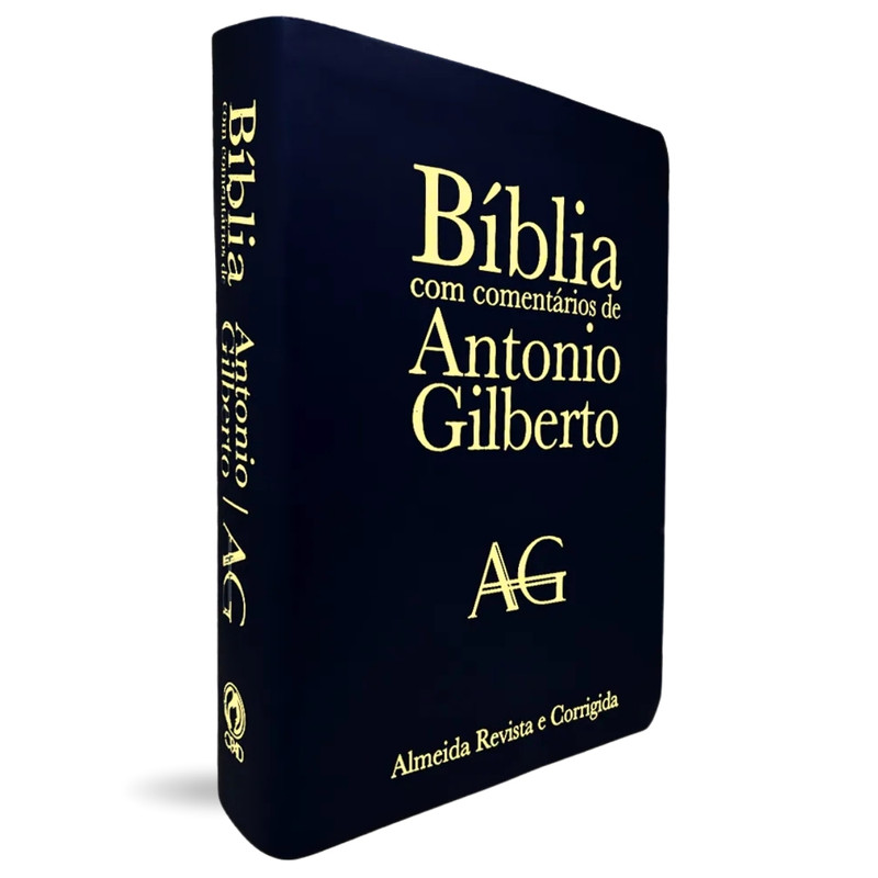 Bíblia Com Comentários De Antonio Gilberto | ARC | Luxo Preta