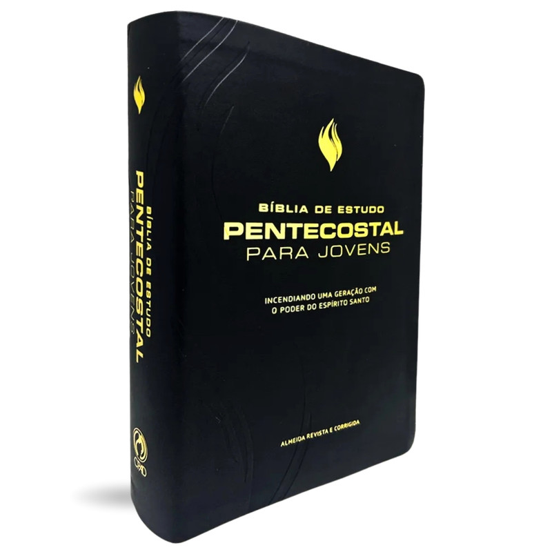 Bíblia de Estudo | Pentecostal | Para Jovens | Luxo Preta