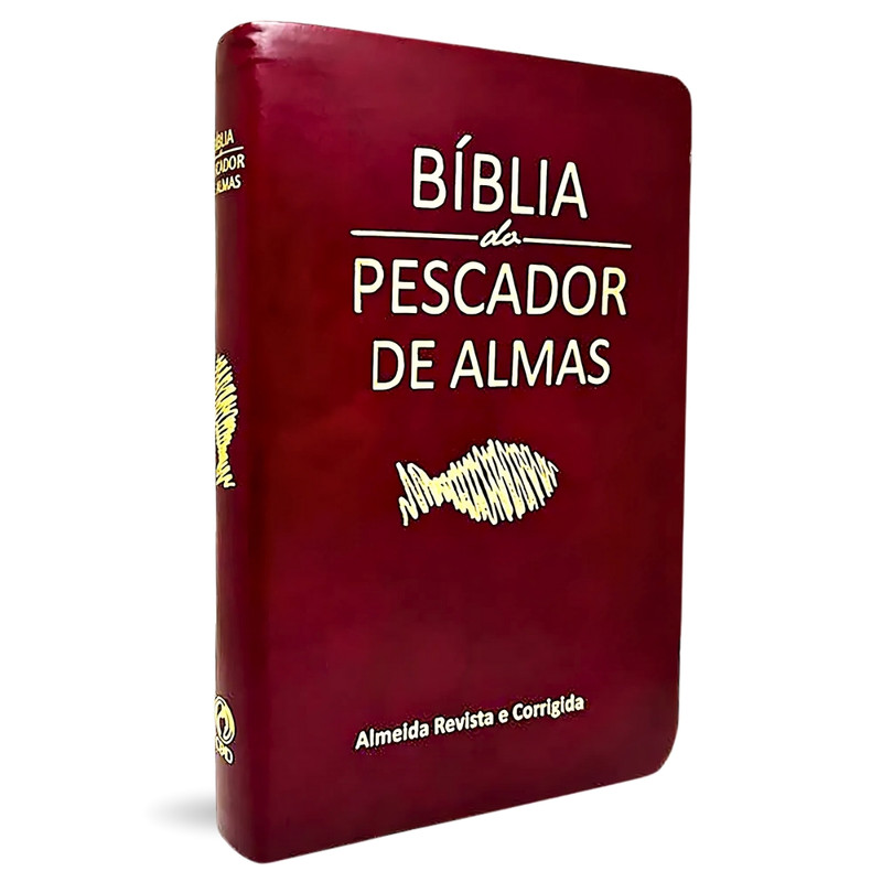 Bíblia Do Pescador De Almas | ARC | Luxo Vinho