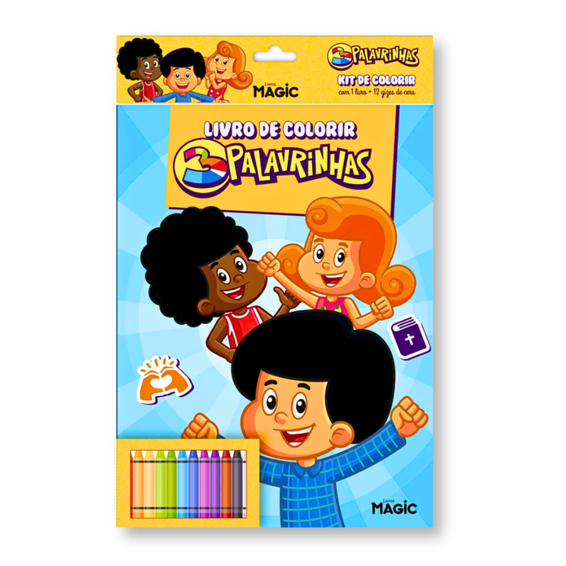 Livro De Colorir | 3 Palavrinhas