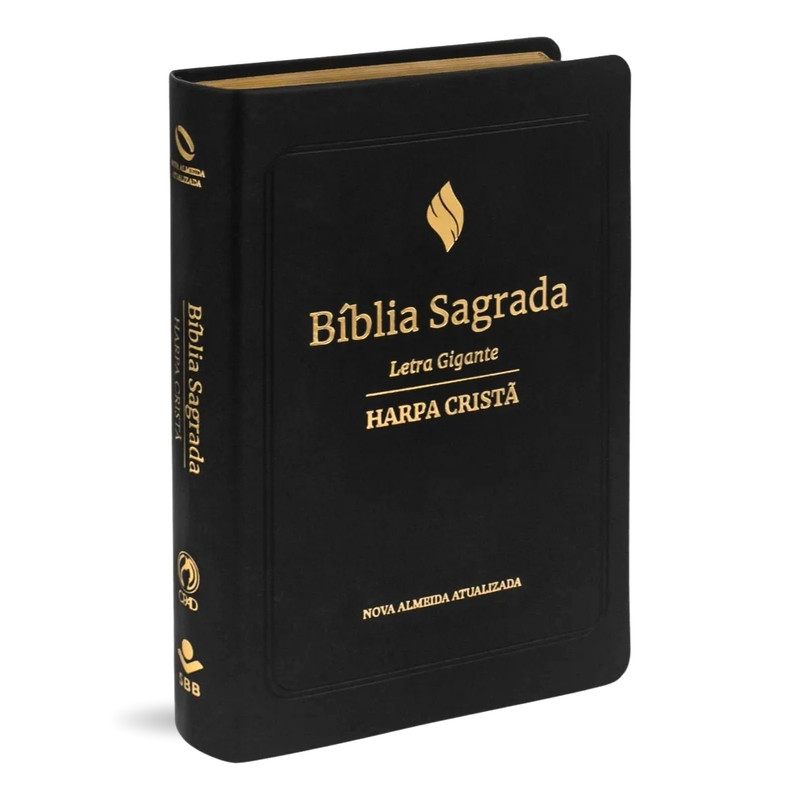 Bíblia | NAA | Harpa Cristã | Letra Grande | Luxo Preto