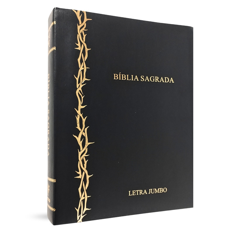 Bíblia | Jumbo | Capa Luxo | Preto