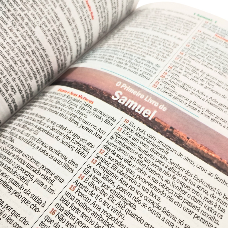 Bíblia | Letra Gigante | Capa Luxo | Marrom - Image 3