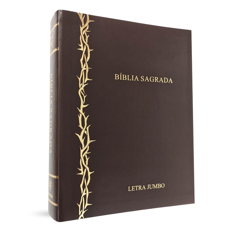 Bíblia | Jumbo | Capa Luxo | Marrom