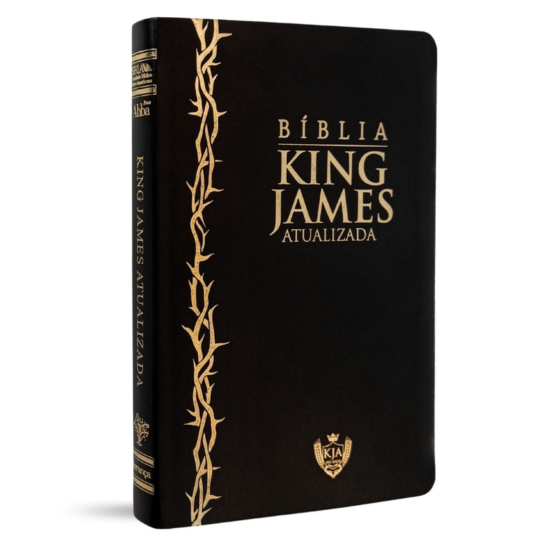 Bíblia KJA | Slim | Capa Luxo Preta