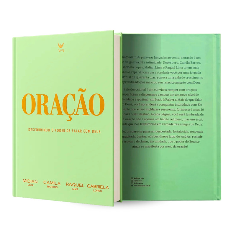 Oração | Descobrindo o Poder de Falar com Deus | Capa Dura | Camila Barros, Gabriela Lopes, Midian Lima e Raquel Lima - Image 3