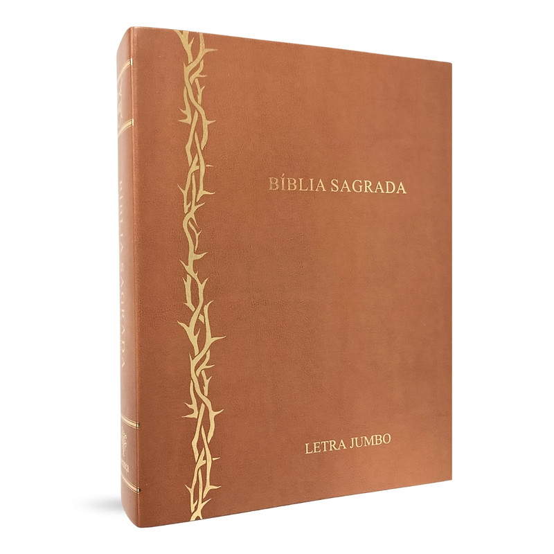 Bíblia | Jumbo | Capa Luxo | Caramelo
