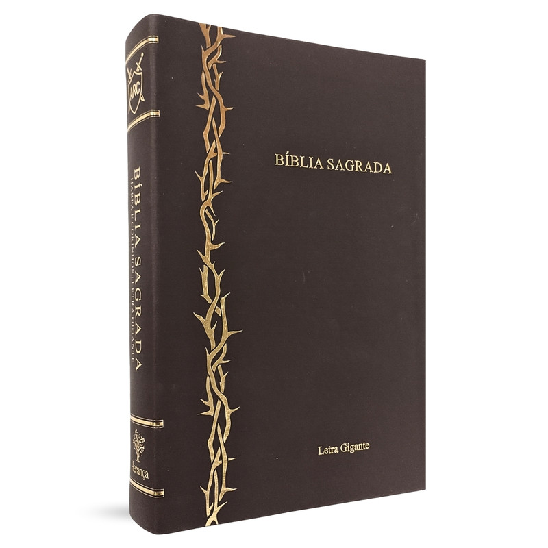 Bíblia | Letra Gigante | Capa Luxo | Marrom