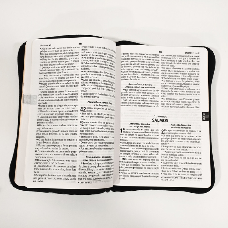 Bíblia | ARC | O Poder Da Oração | Com Estudos | Zíper | Sem Borda | Luxo Caramelo - Image 3