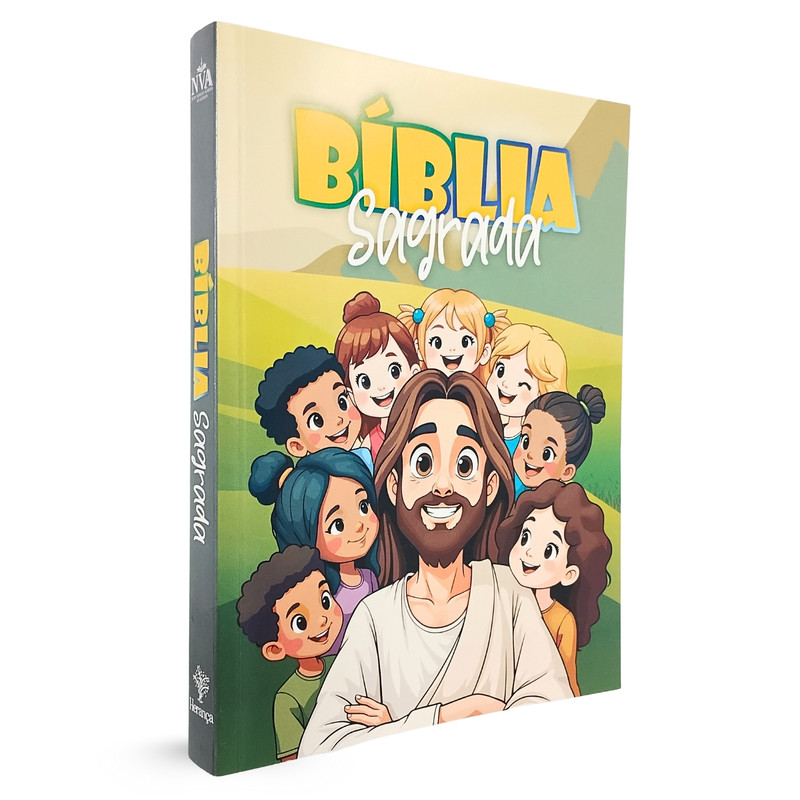Bíblia NVA | Palavras Em Destaque | Brochura | Jesus e Crianças